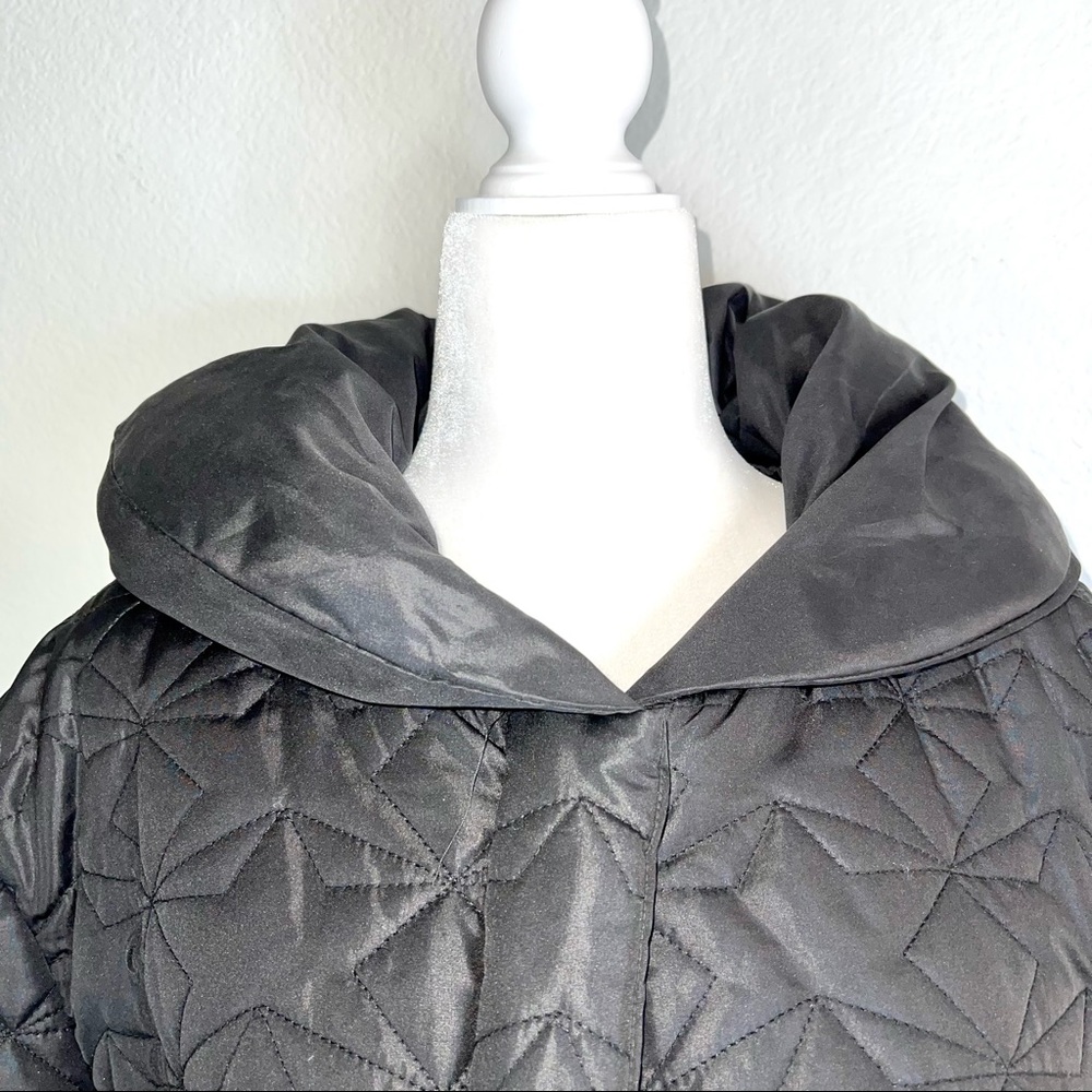 New York & Co Puffy Black Coat Size Jr Large - Picture 5 of 10